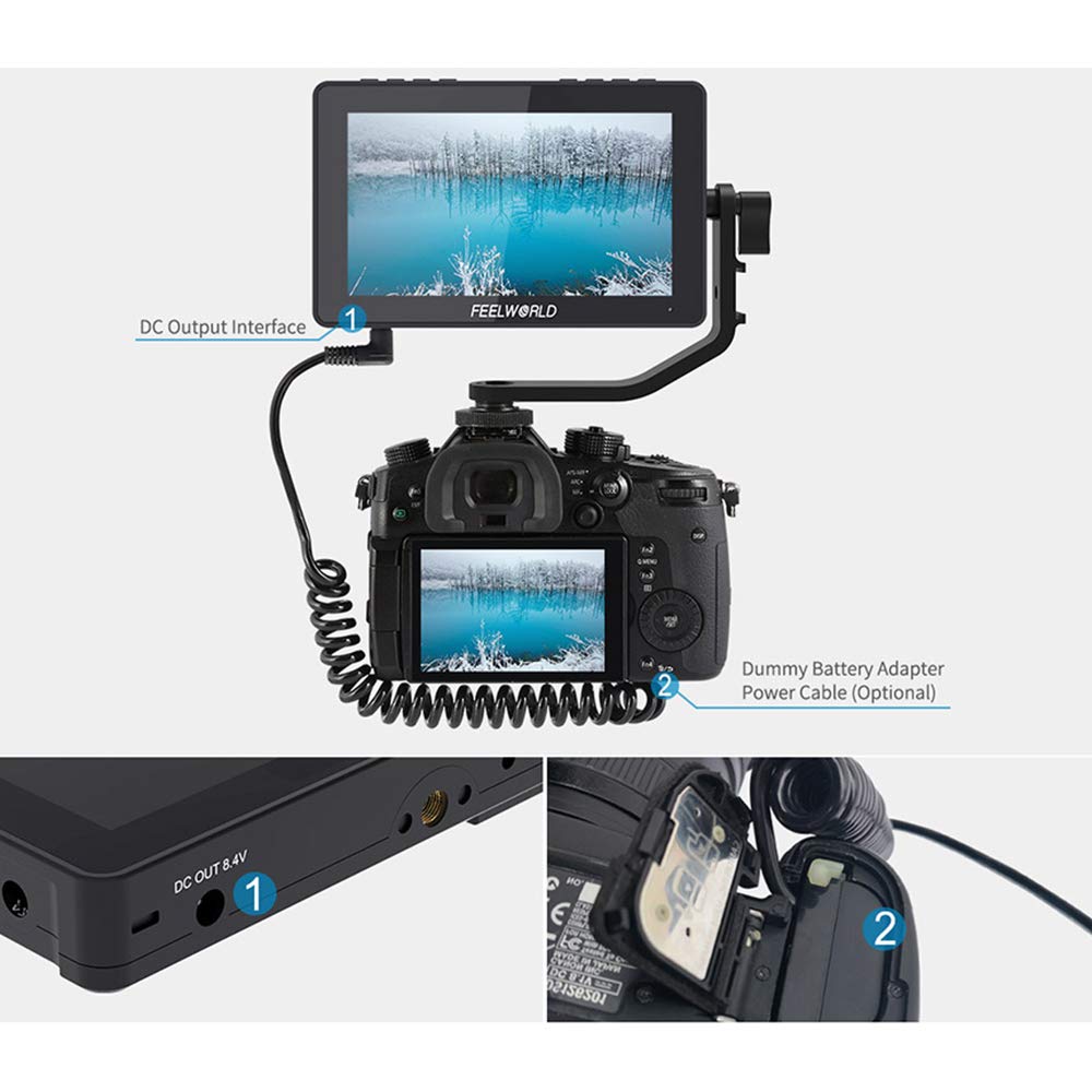 Buy FEELWORLD F5 Pro 5.5 Inch on DSLR Camera Field Monitor Touch